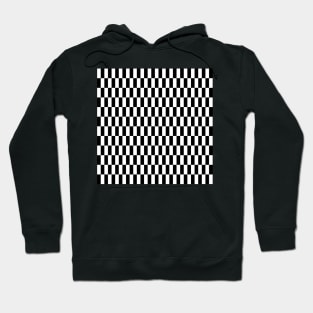 Seamless Checkered Geometric Pattern Hoodie